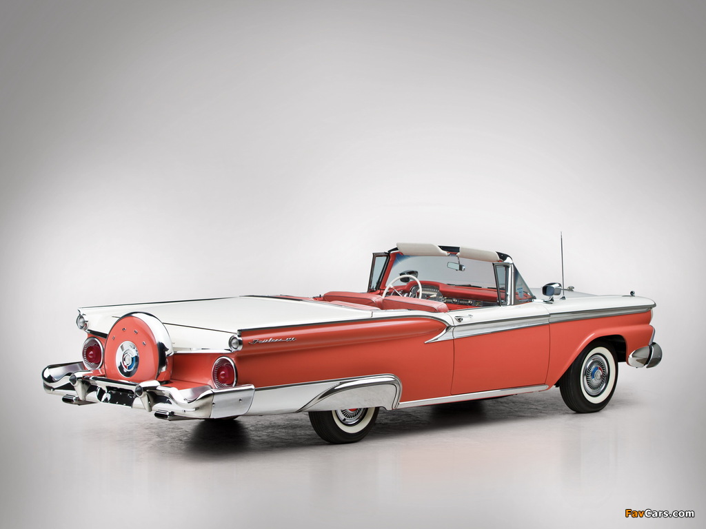 Pictures of Ford Fairlane 500 Skyliner Retractable Hardtop 1959 (1024 x 768)