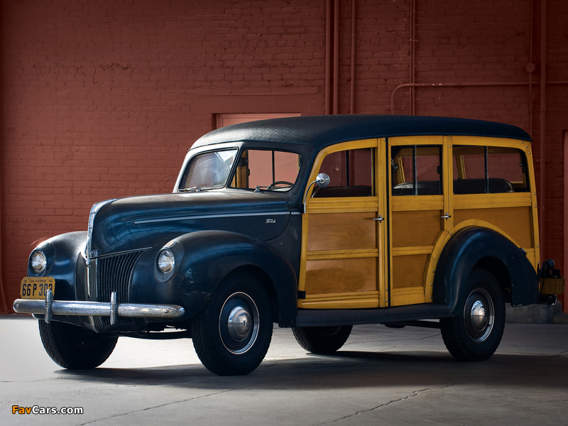 Ford Standard Station Wagon 1940 photos (800 x 600)