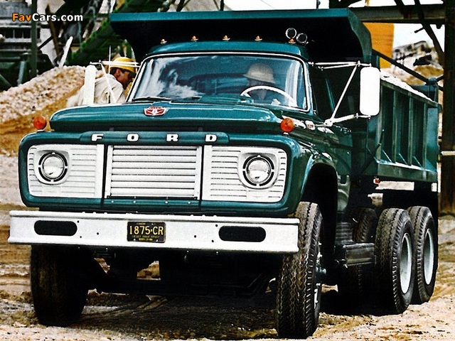 Ford T-Series Tandem Dump Truck 1968 photos (640 x 480)