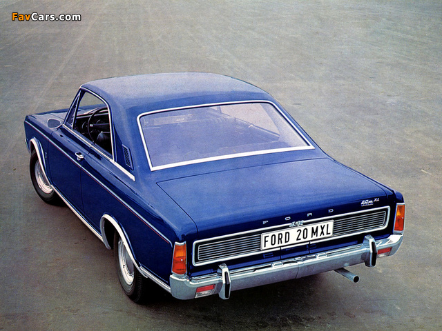 Ford Taunus 20M XL Hardtop Coupe (P7b) 1968–71 wallpapers (640 x 480)