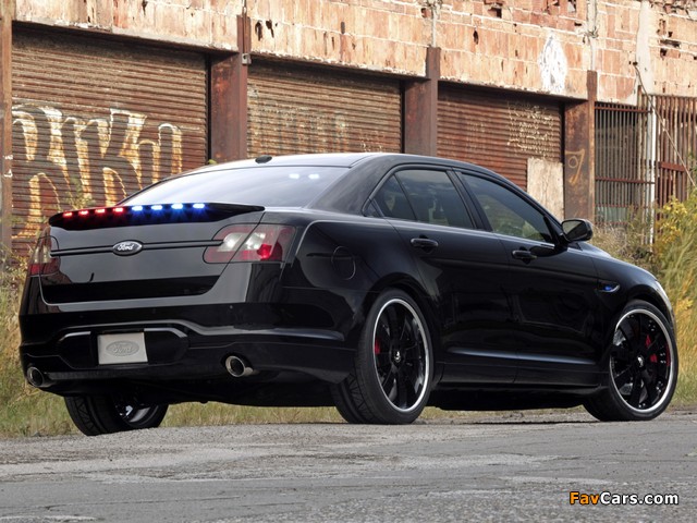 Stealth Ford Police Interceptor Sedan Concept 2010 photos (640 x 480)