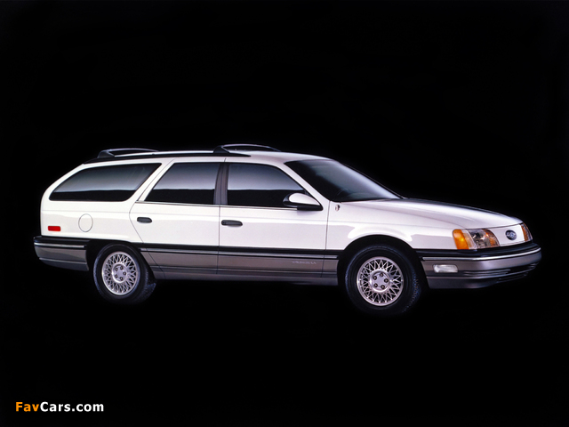 Ford Taurus Wagon 1985–91 wallpapers (640 x 480)