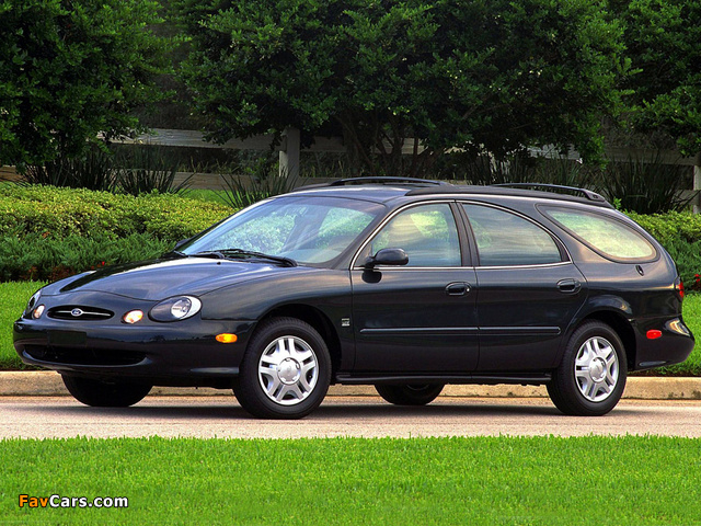 Ford Taurus Wagon 1996–99 wallpapers (640 x 480)