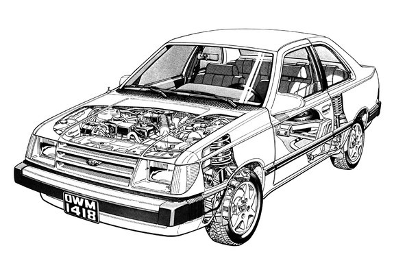Ford Tempo Coupe 1984–92 photos