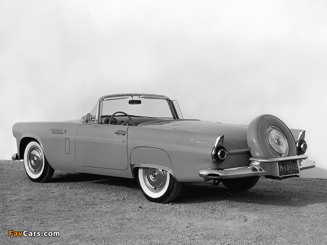 Ford Thunderbird 1956 photos (640 x 480)