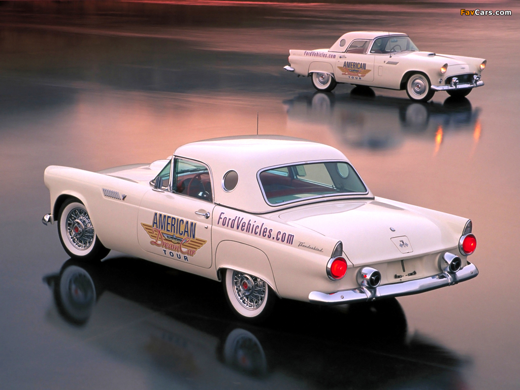 Ford Thunderbird 1956 wallpapers (1024 x 768)