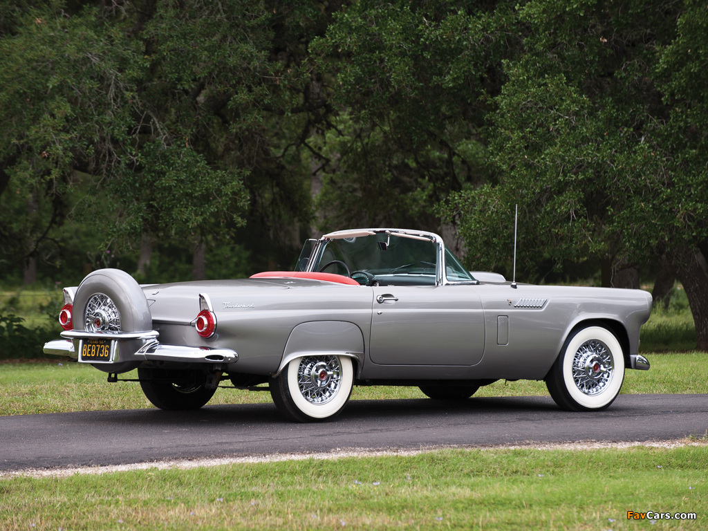 Ford Thunderbird 1956 wallpapers (1024 x 768)