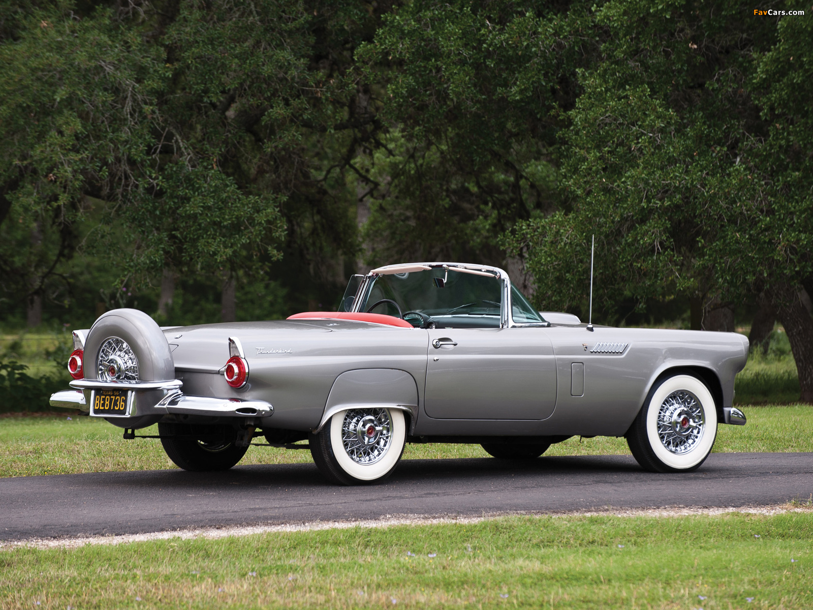 Ford Thunderbird 1956 wallpapers (1600 x 1200)