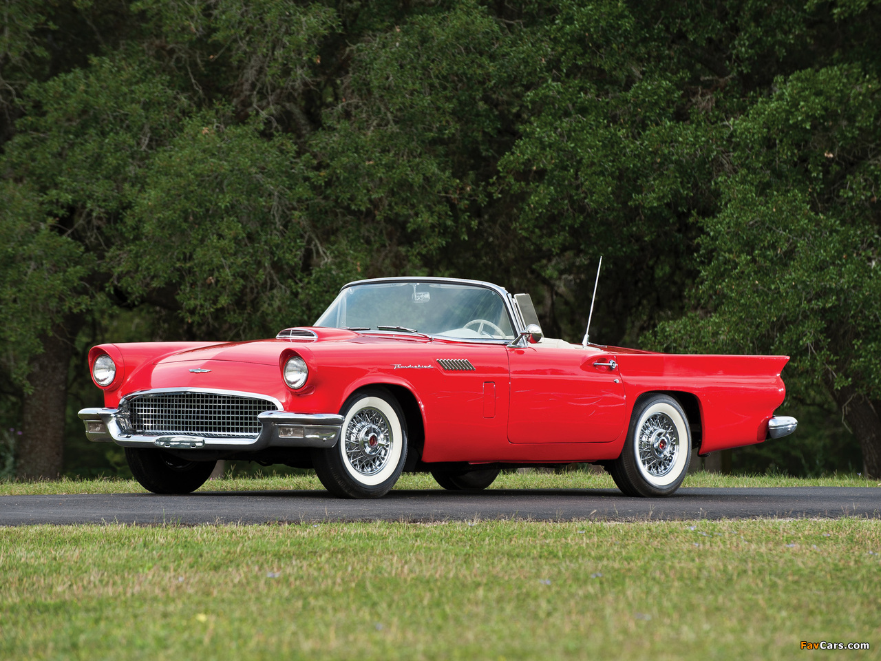 Ford Thunderbird 1957 images (1280 x 960)