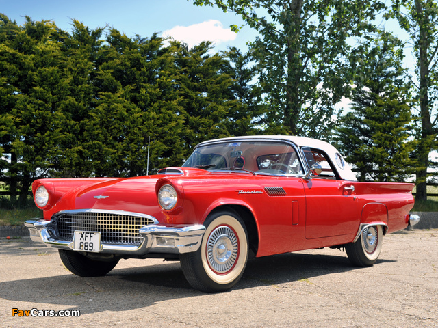 Ford Thunderbird 1957 photos (640 x 480)