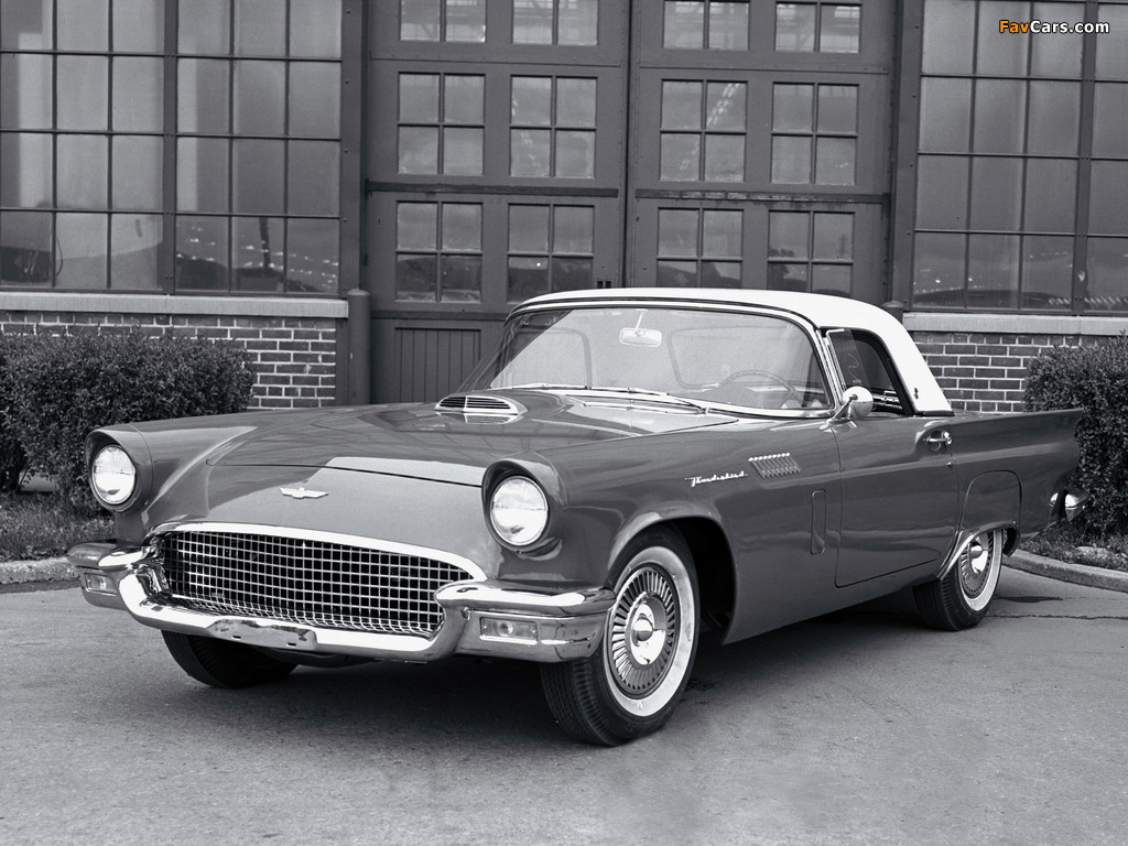 Ford Thunderbird 1957 wallpapers (1024 x 768)