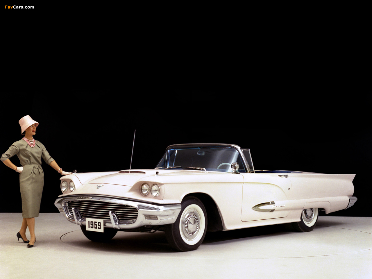 Ford Thunderbird Convertible (76A) 1959 wallpapers (1280 x 960)