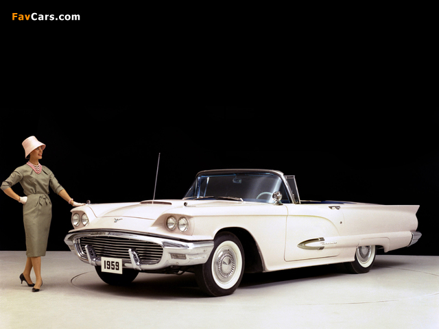 Ford Thunderbird Convertible (76A) 1959 wallpapers (640 x 480)