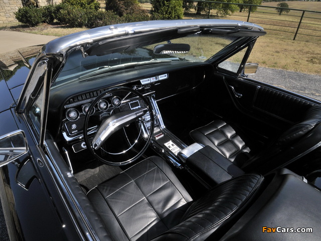Ford Thunderbird Convertible (76A) 1966 pictures (640 x 480)