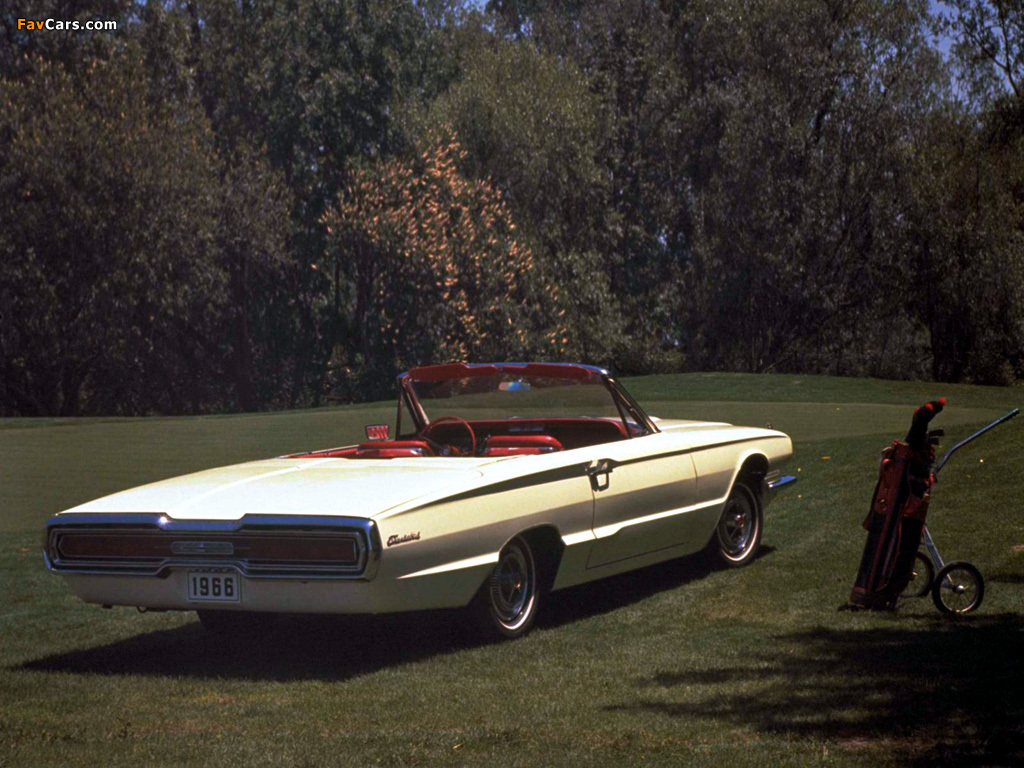 Ford Thunderbird Convertible (76A) 1966 pictures (1024 x 768)