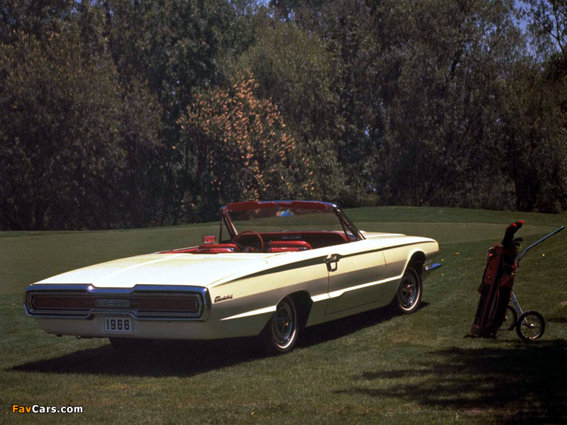 Ford Thunderbird Convertible (76A) 1966 pictures (800 x 600)