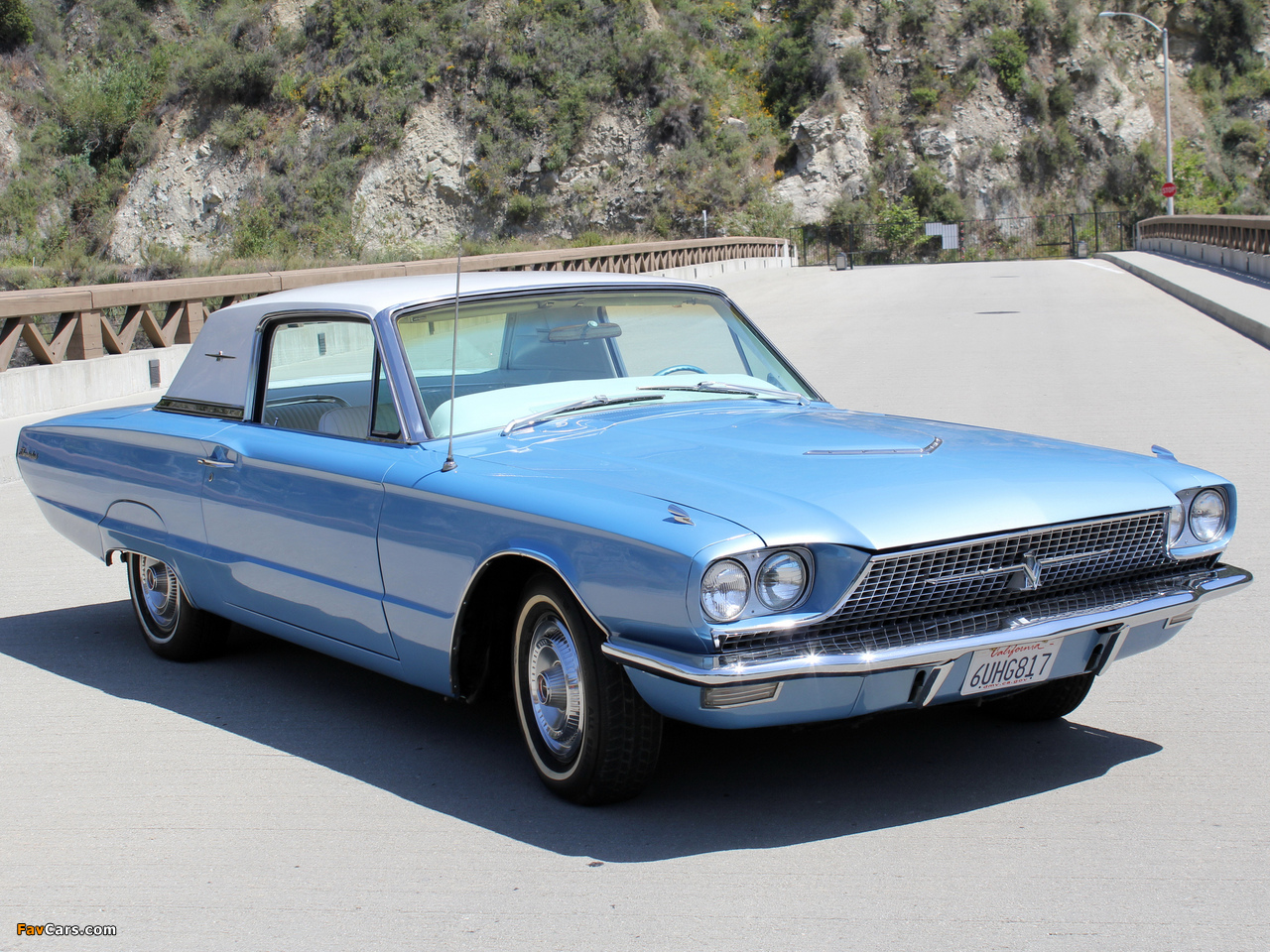 Ford Thunderbird Town Hardtop Coupe (63C) 1966 wallpapers (1280 x 960)