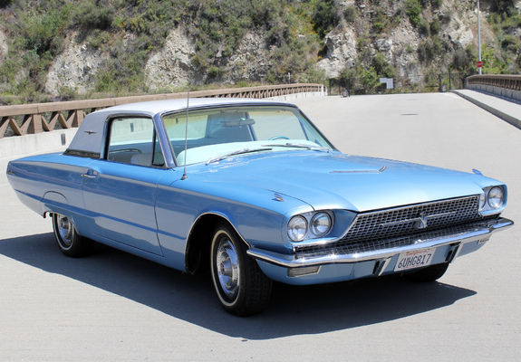 Ford Thunderbird Town Hardtop Coupe (63C) 1966 wallpapers