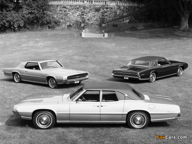 Ford Thunderbird Hardtop Coupe, Landau Sedan & Landau Coupe 1967 images (640 x 480)