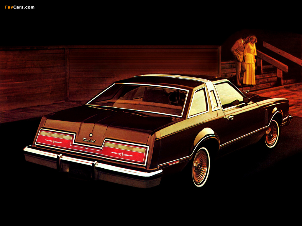 Ford Thunderbird Town Landau 1977 wallpapers (1024 x 768)