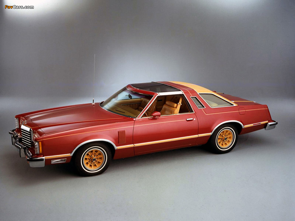Ford Thunderbird Sport T-Roof Convertible 1978 wallpapers (1024 x 768)