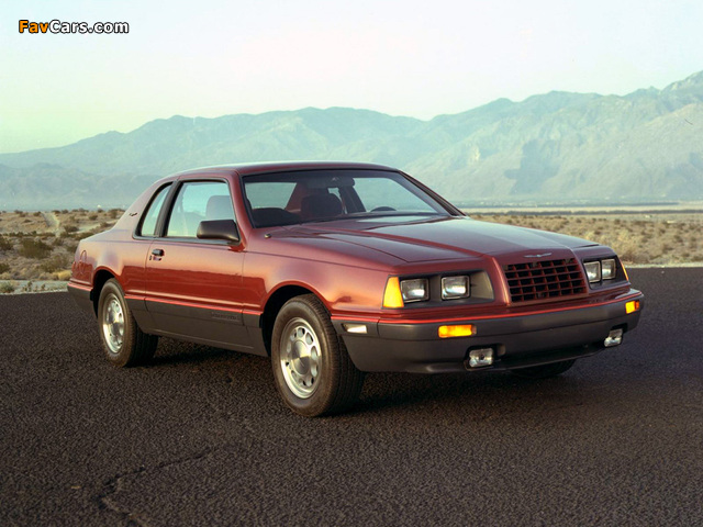 Ford Thunderbird 1983–86 photos (640 x 480)