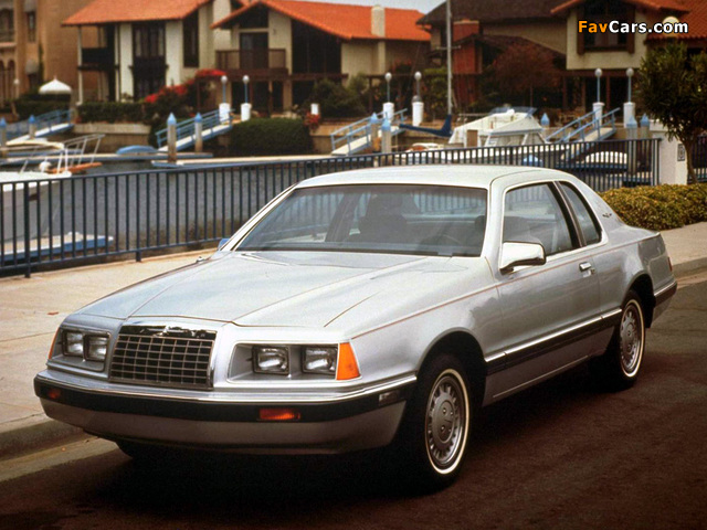 Ford Thunderbird 1983–86 wallpapers (640 x 480)