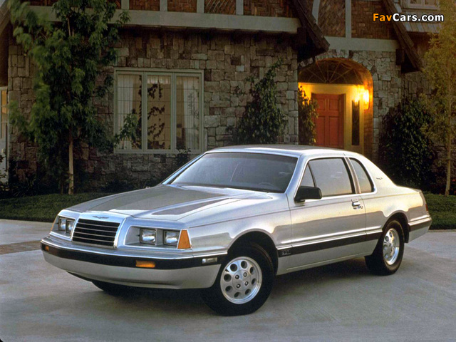 Ford Thunderbird 1983–86 wallpapers (640 x 480)
