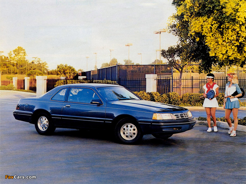 Ford Thunderbird 1987–88 photos (800 x 600)