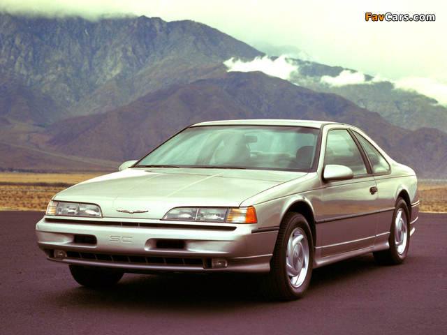 Ford Thunderbird Super Coupe 1989–93 wallpapers (640 x 480)
