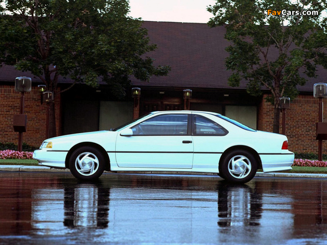 Ford Thunderbird Super Coupe 1989–93 wallpapers (640 x 480)