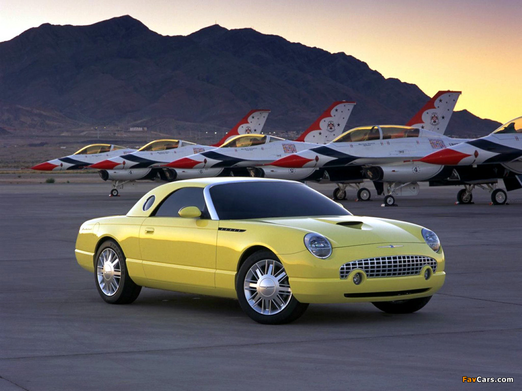 Ford Thunderbird Concept 2000 wallpapers (1024 x 768)