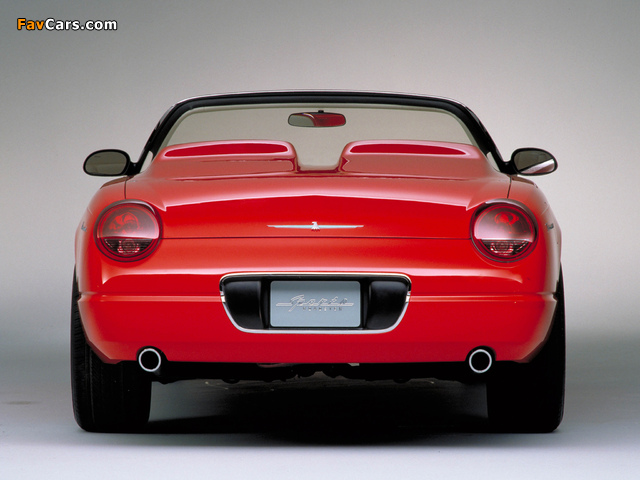 Ford Thunderbird Sports Roadster Concept 2001 photos (640 x 480)