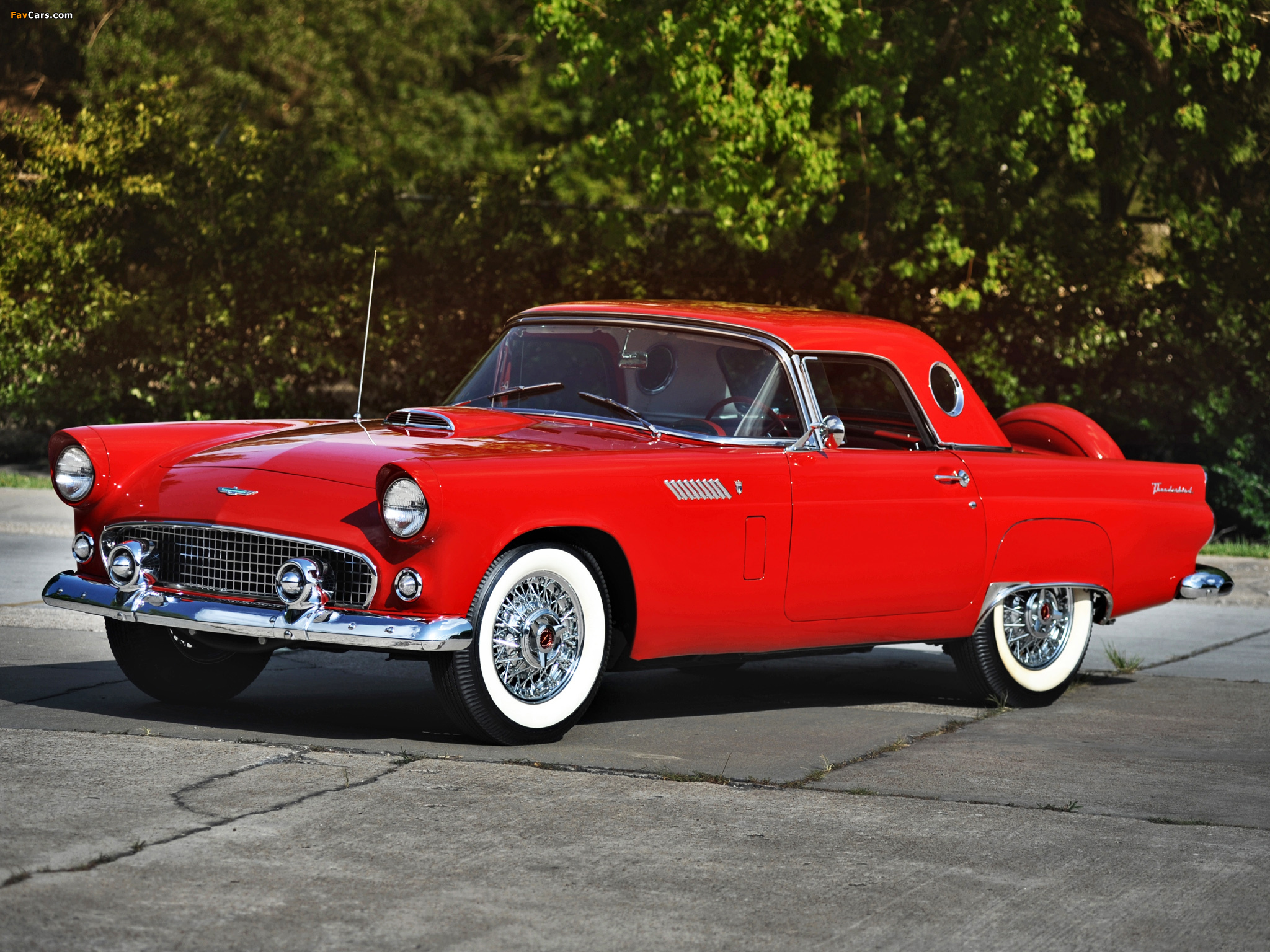 Images of Ford Thunderbird 1956 (2048 x 1536)