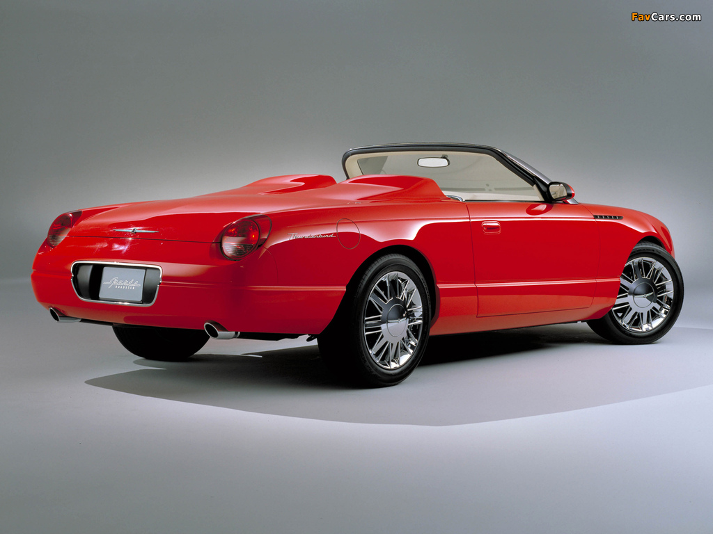 Images of Ford Thunderbird Sports Roadster Concept 2001 (1024 x 768)