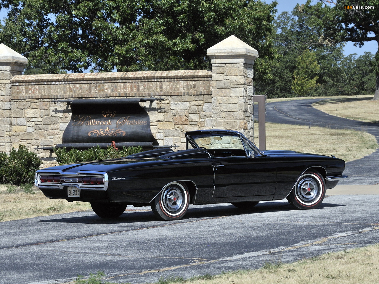 Photos of Ford Thunderbird Convertible (76A) 1966 (1280 x 960)