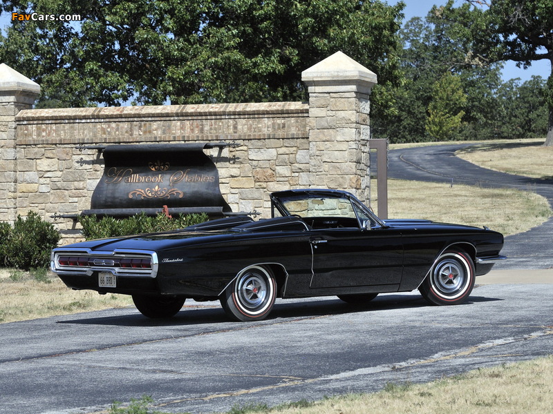 Photos of Ford Thunderbird Convertible (76A) 1966 (800 x 600)