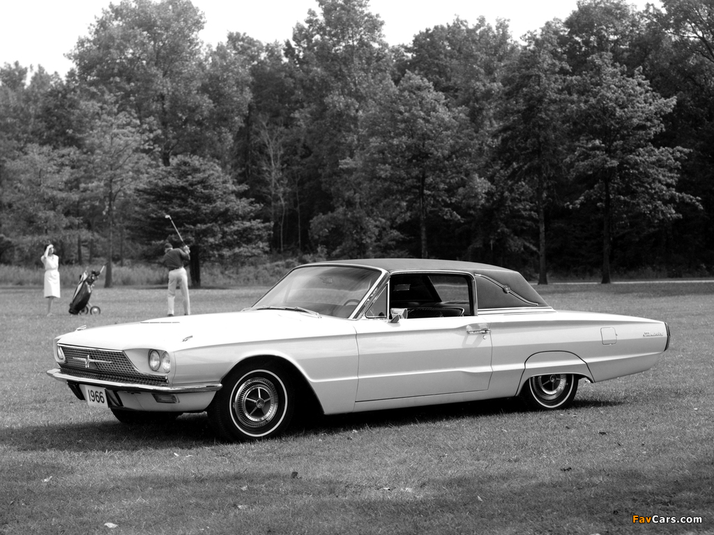 Photos of Ford Thunderbird Town Landau Coupe (63D) 1966 (1024 x 768)