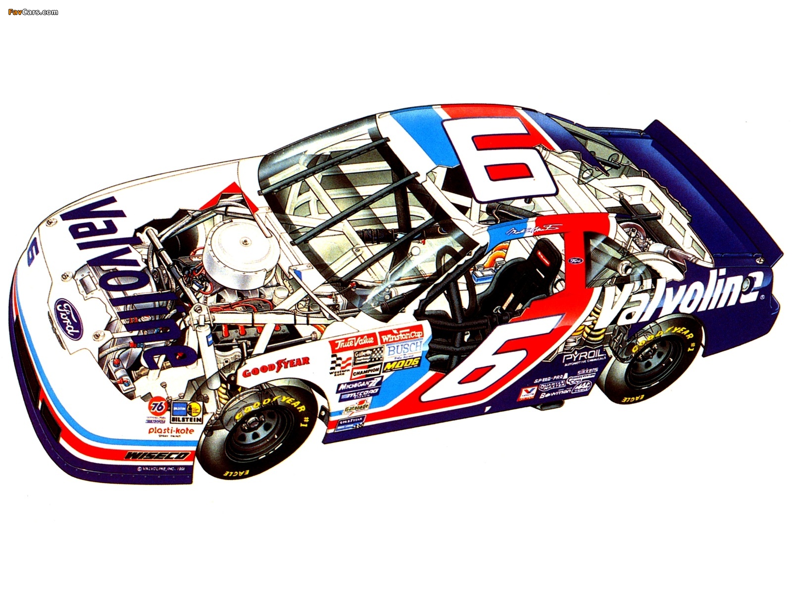 Photos of Ford Thunderbird NASCAR Race Car 2005 (1600 x 1200)
