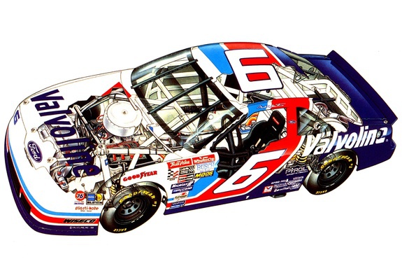 Photos of Ford Thunderbird NASCAR Race Car 2005