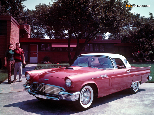Pictures of Ford Thunderbird 1957 (640 x 480)