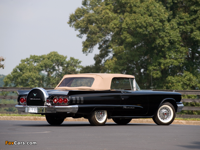 Pictures of Ford Thunderbird 1958 (640 x 480)