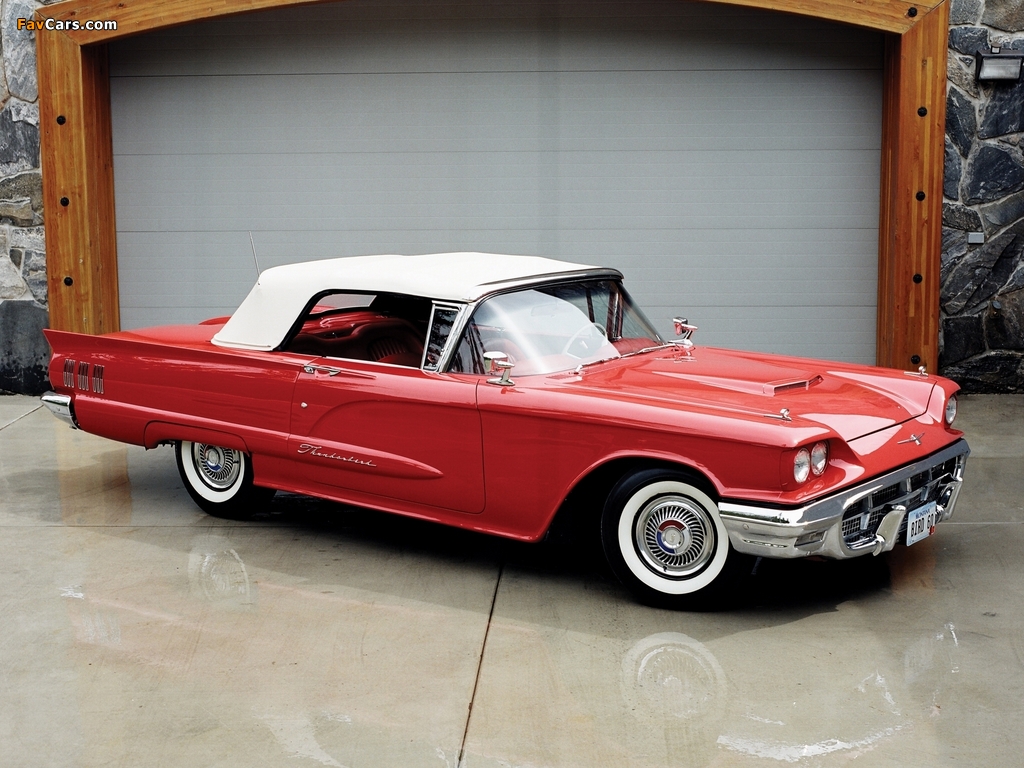 Pictures of Ford Thunderbird Convertible 1960 (1024 x 768)
