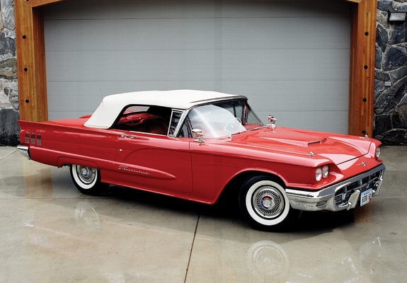 Pictures of Ford Thunderbird Convertible 1960