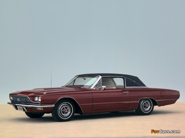 Pictures of Ford Thunderbird Town Landau Coupe (63D) 1966 (640 x 480)