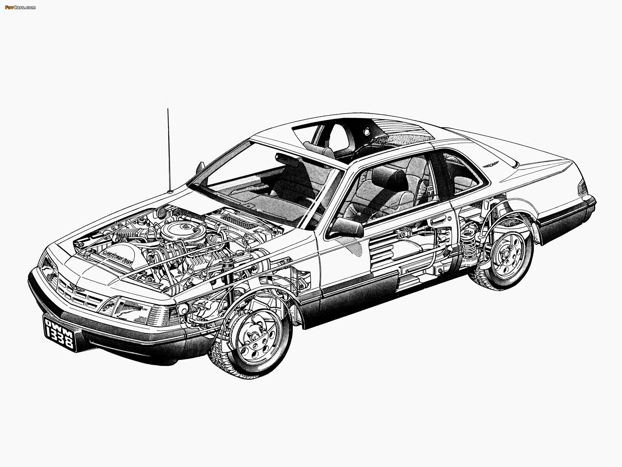 Pictures of Ford Thunderbird 1987–88 (2048 x 1536)