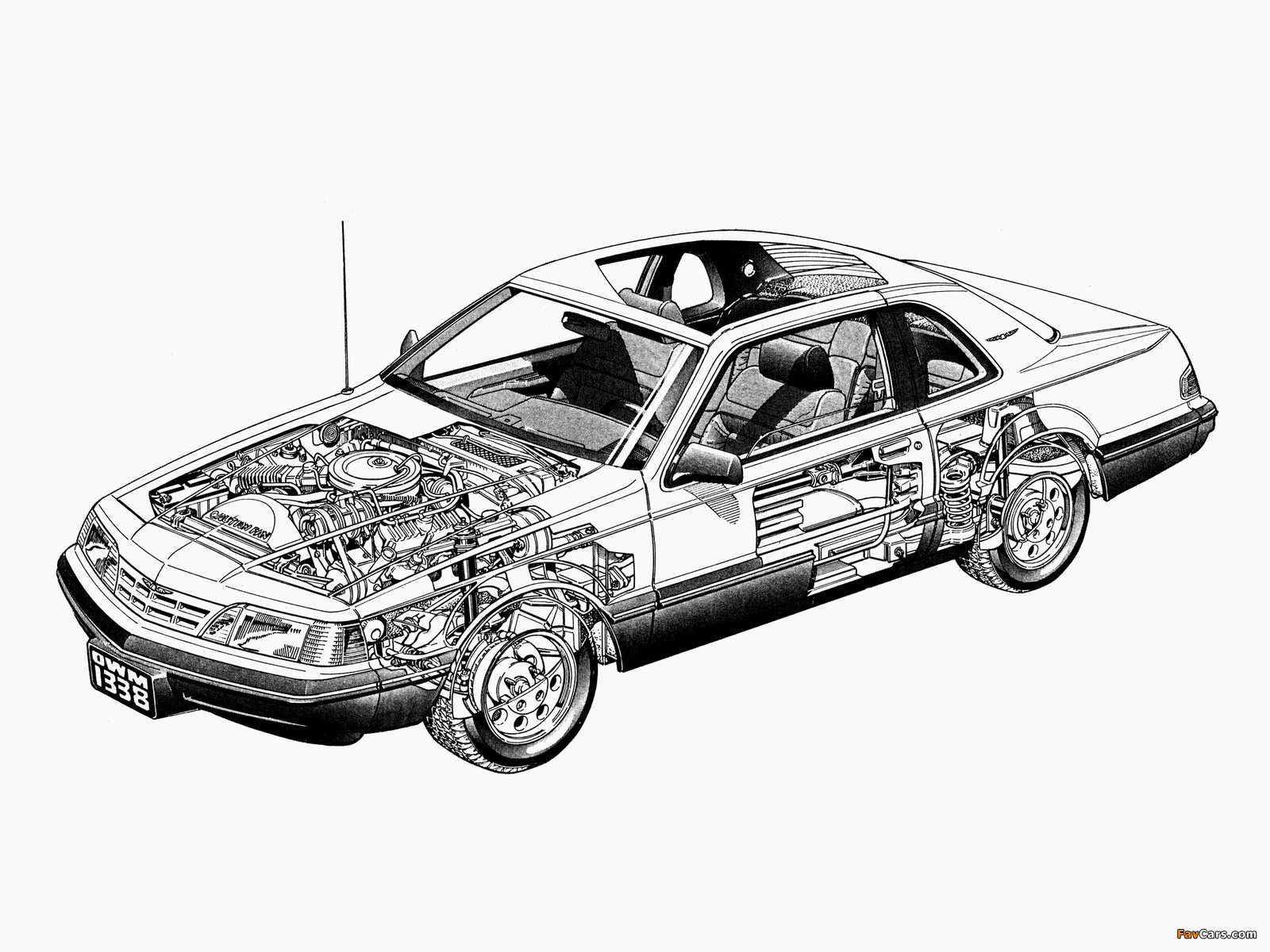 Pictures of Ford Thunderbird 1987–88 (1600 x 1200)