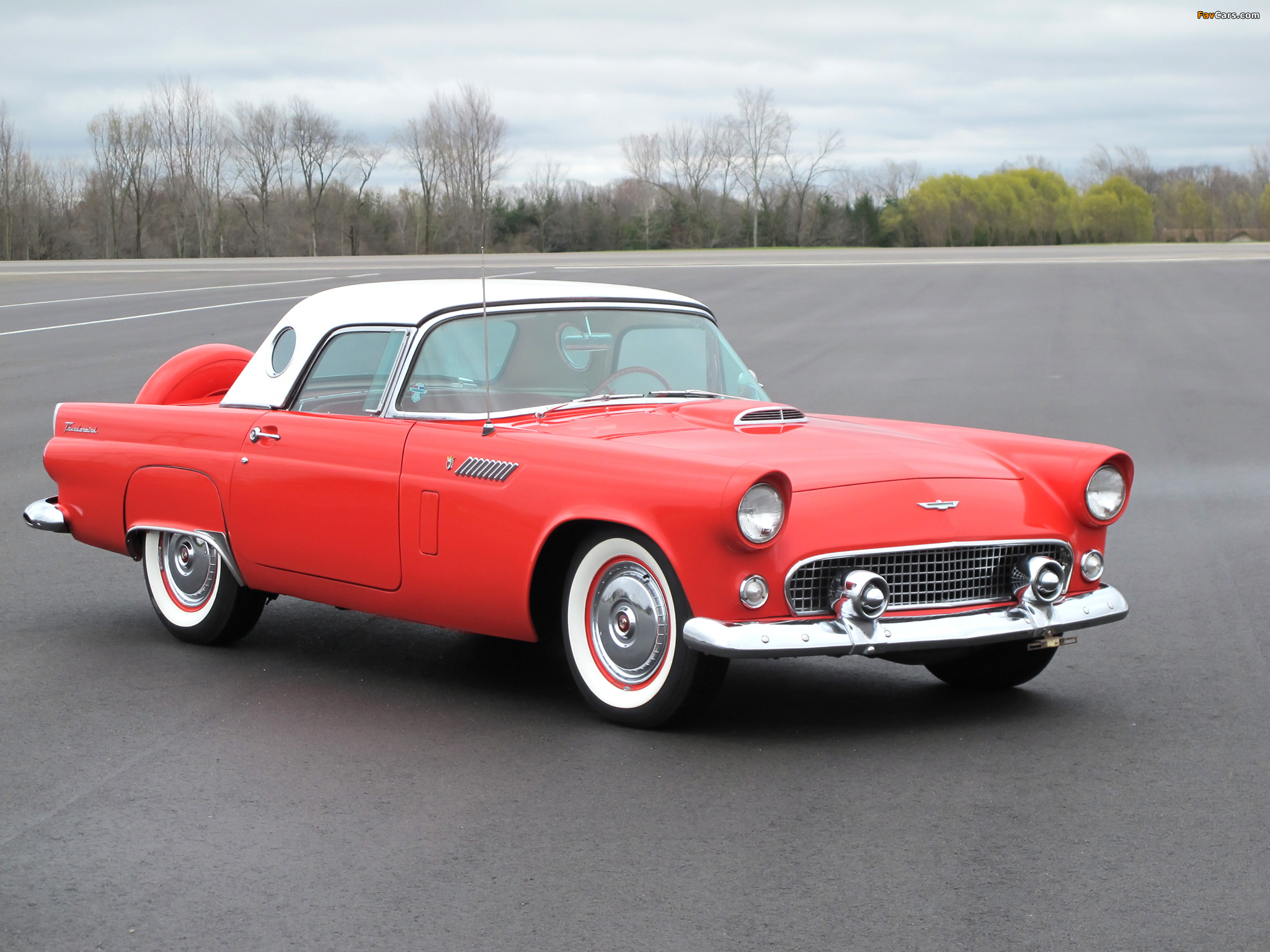 Ford Thunderbird 1956 wallpapers (2048 x 1536)