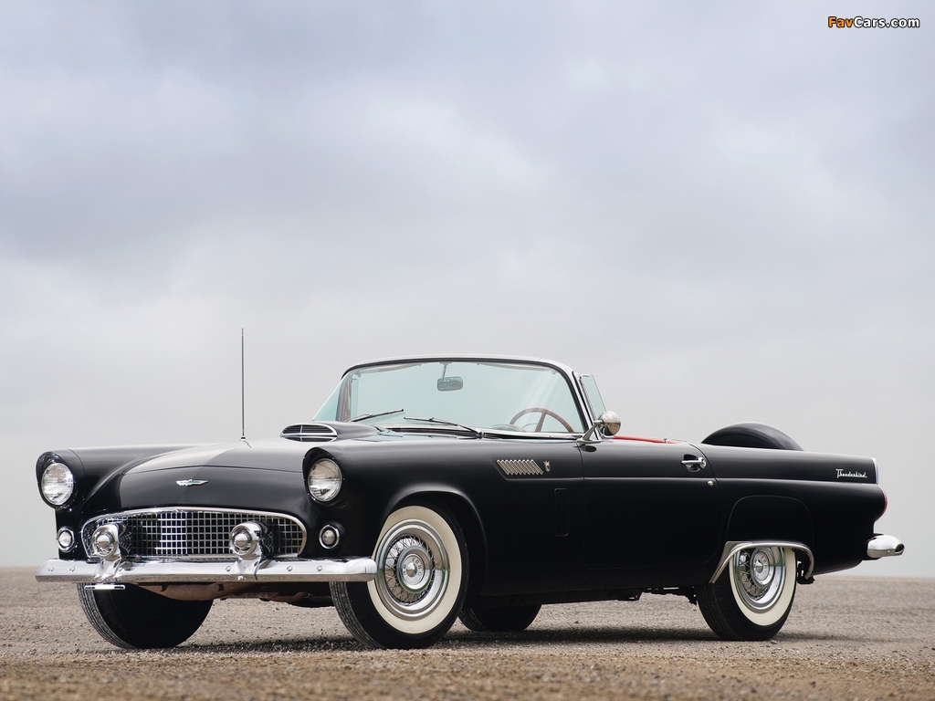 Ford Thunderbird 1956 wallpapers (1024 x 768)