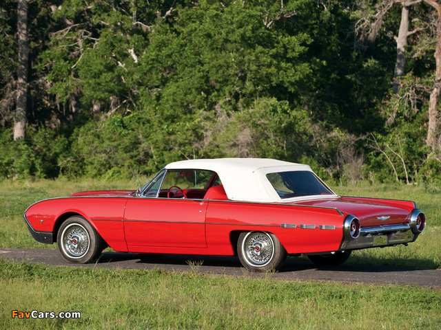 Ford Thunderbird Sports Roadster 1962 wallpapers (640 x 480)